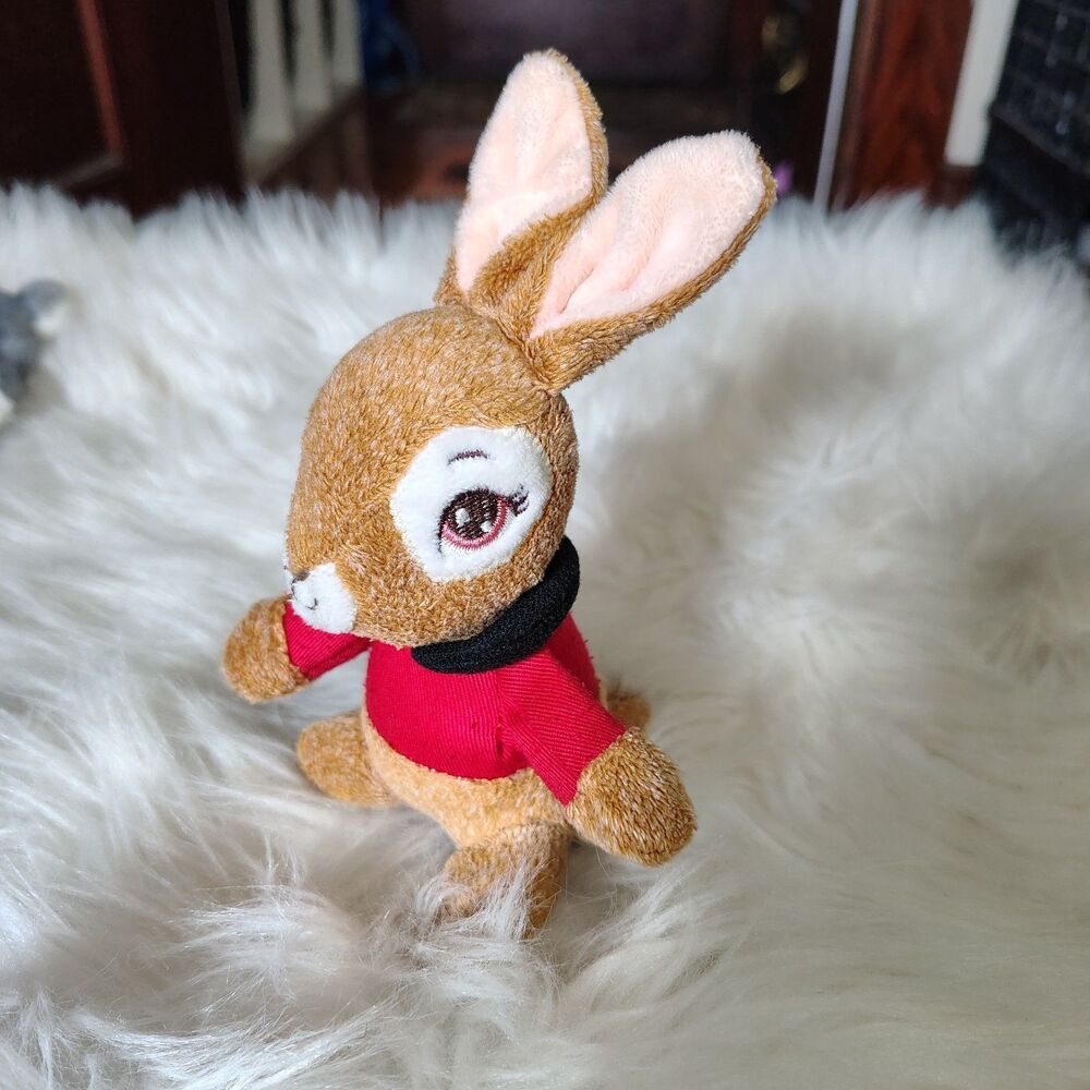 Peter Rabbit Flopsy Bunny Pull My Tail Vibrate Stuffed Animal Toy 7" Dan Dee